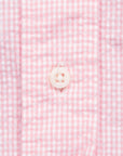 Gitman Vintage x Frans Boone Japanese Woven Vichy Seersucker Medium Pink