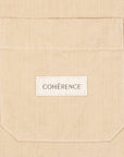 Cohérence Kees Jacket Linen Cotton Chevron Ivory