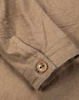 Cohérence Kees Jacket Linen Cotton Chevron Brown