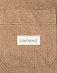 Cohérence Kees Jacket Linen Cotton Chevron Brown