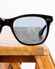 The Real McCoy's Geyser / Black Frame Sunglasses Blue