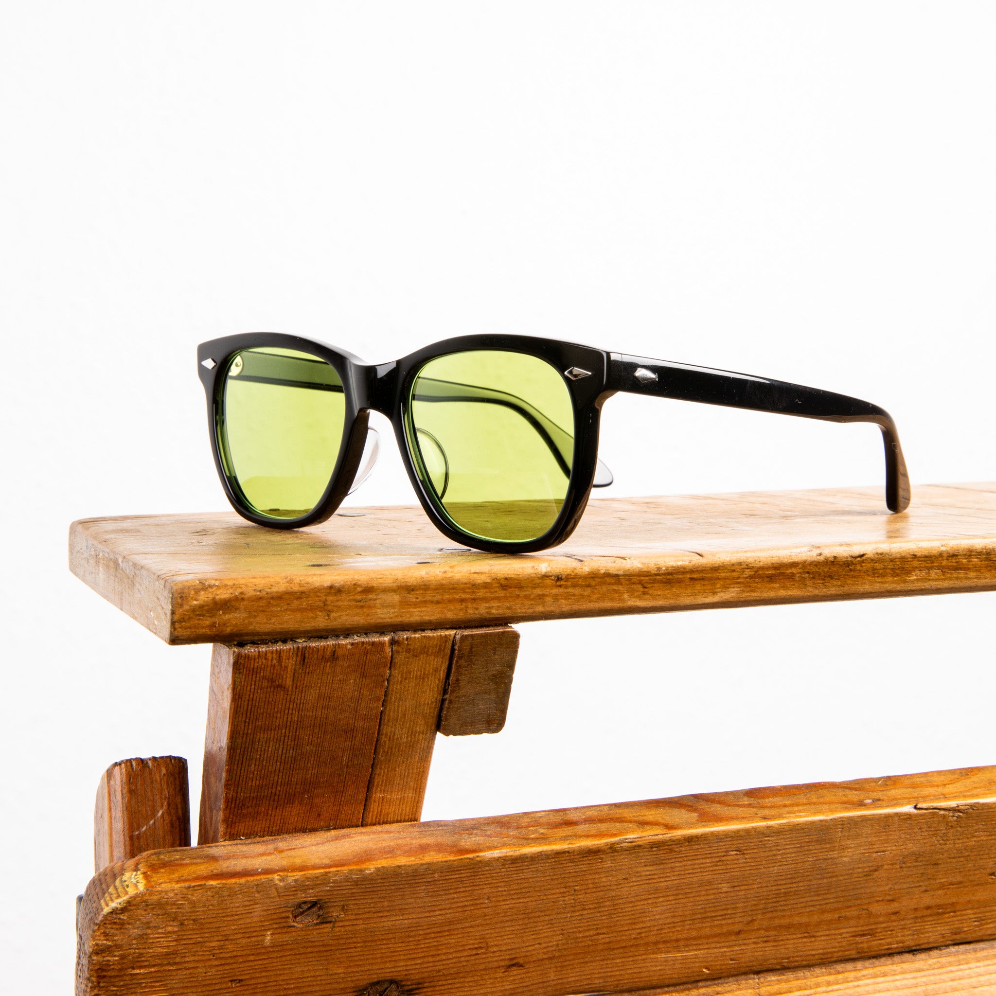 The Real McCoy&#39;s Geyser / Black Frame Sunglasses Green