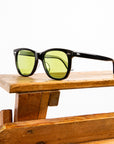 The Real McCoy's Geyser / Black Frame Sunglasses Green