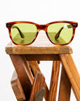 The Real McCoy's Geyser / Brown Frame Sunglasses Green