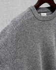 Orslow Simple Crew Neck Sweater Crafted In Japan Heather Gray