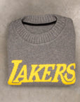 The Elder Statesman NBA Sweater LA Lakers medium Grey Yellow