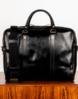 Croots Bridle Leather Black Laptop Bag