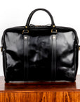 Croots Bridle Leather Black Laptop Bag