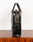 Croots Bridle Leather Black Laptop Bag