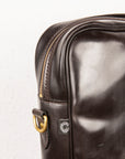 Croots Bridle Leather Dark Havana Laptop Bag