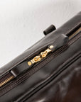 Croots Bridle Leather Dark Havana Laptop Bag