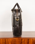 Croots Bridle Leather Dark Havana Laptop Bag
