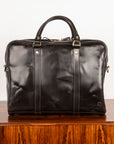 Croots Bridle Leather Dark Havana Laptop Bag