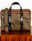 Croots Vintage Canvas Laptop bag Olive