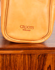 Croots Vegetable Tanned Leather Laptop Bag Natural