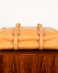 Croots Vegetable Tanned Leather Laptop Bag Natural