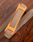 Croots Vegetable Tanned Leather Laptop Bag Natural