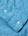 Gitman Vintage Shirt Linen Chambray Blue