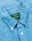 Gitman Vintage Shirt Linen Chambray Blue