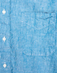 Gitman Vintage Shirt Linen Chambray Blue