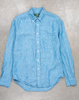 Gitman Vintage Shirt Linen Chambray Blue