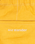 And Wander Linen Drawstring Pants Yellow