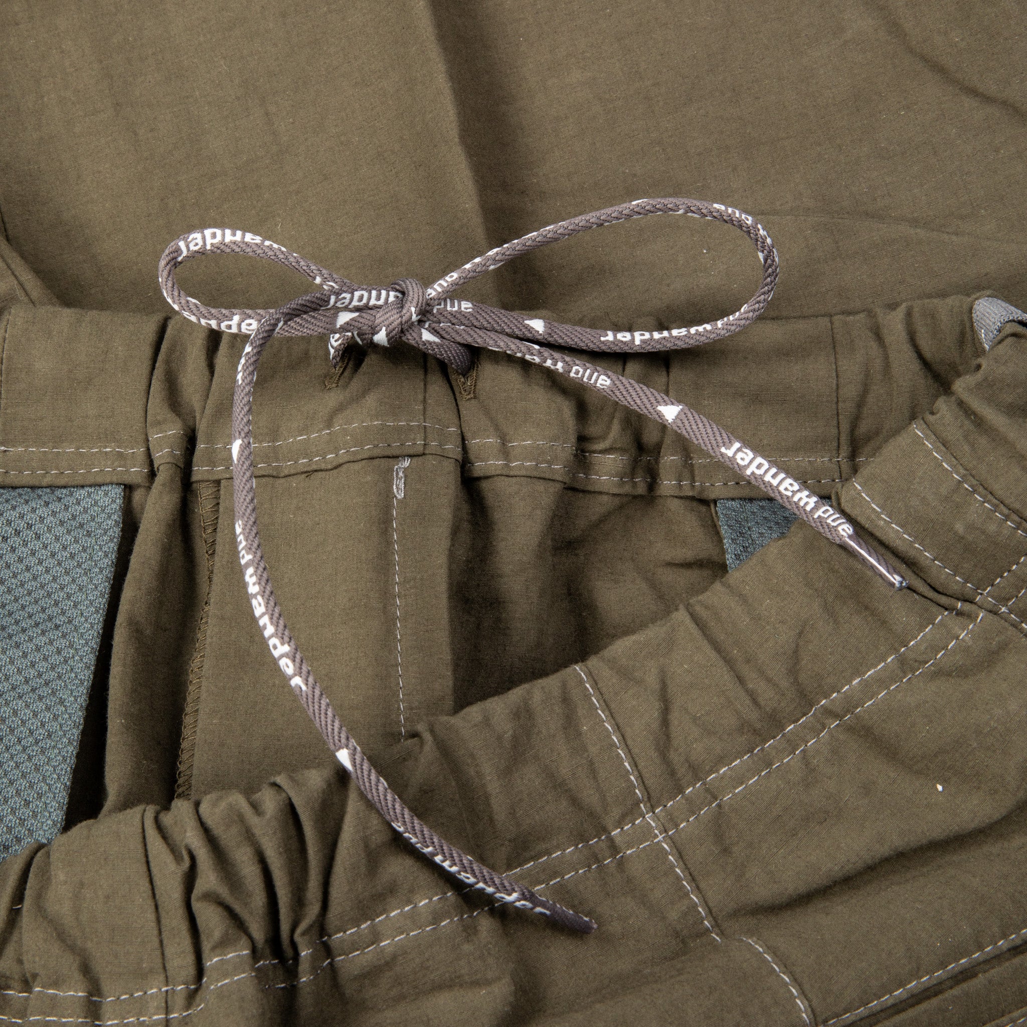 And Wander Linen Drawstring Pants Khaki