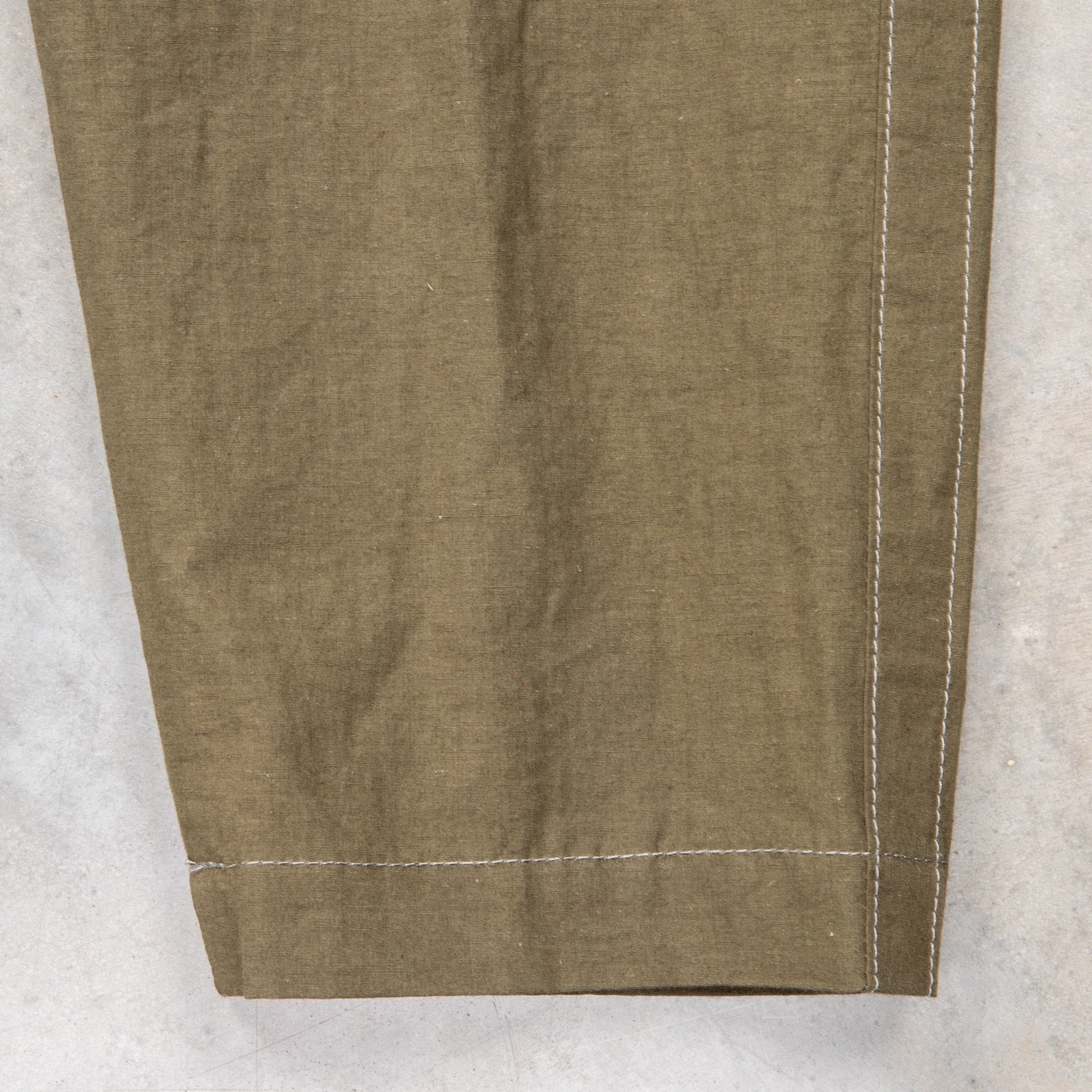 And Wander Linen Drawstring Pants Khaki