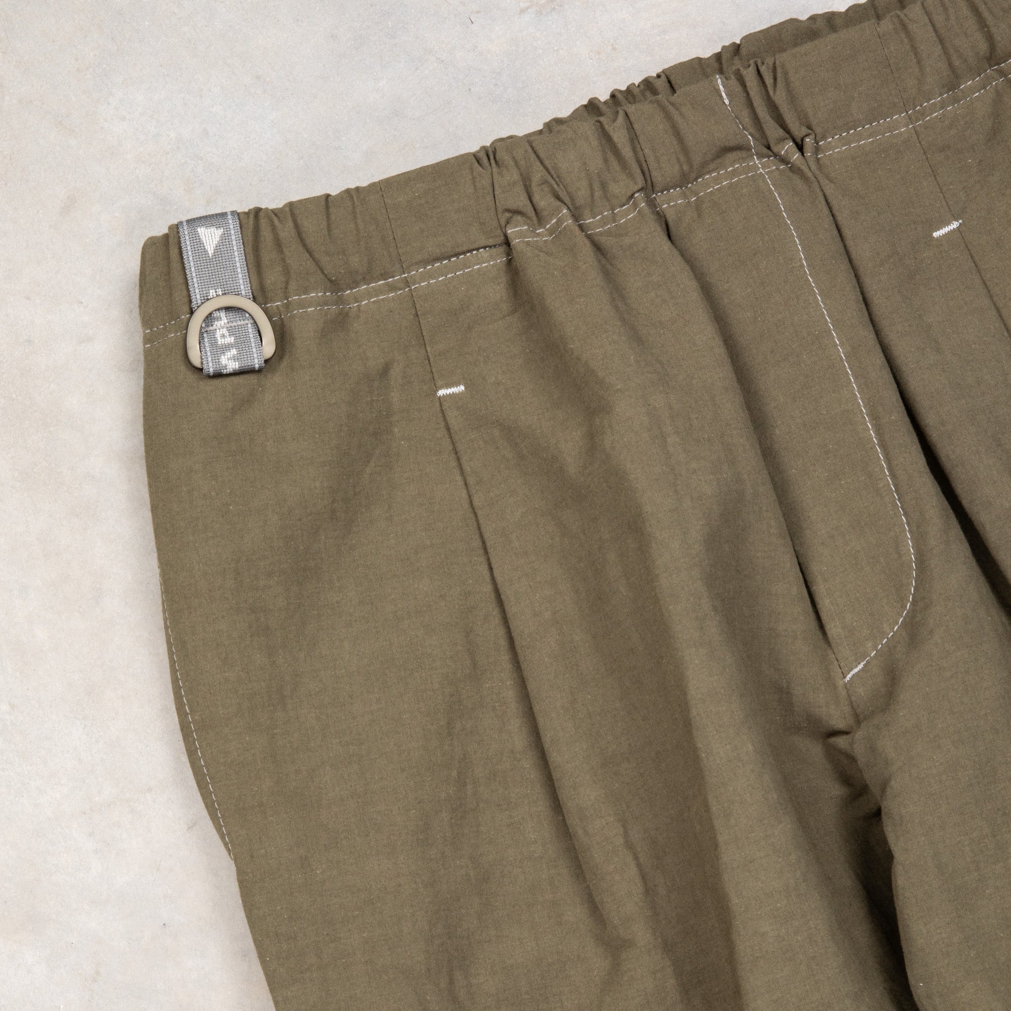 And Wander Linen Drawstring Pants Khaki