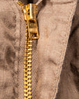 Remi Relief Linen Shorts Brown
