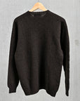 Laurence J. Smith Super Soft Seamless Crew Neck Pullover Dark Oak