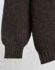Laurence J. Smith Super Soft Seamless Crew Neck Pullover Dark Oak