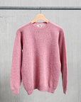 Laurence J. Smith Super Soft Seamless Crew Neck Pullover Heather Orchid