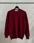 Laurence J. Smith Super soft Seamless Crew Neck Pullover Bord Mix
