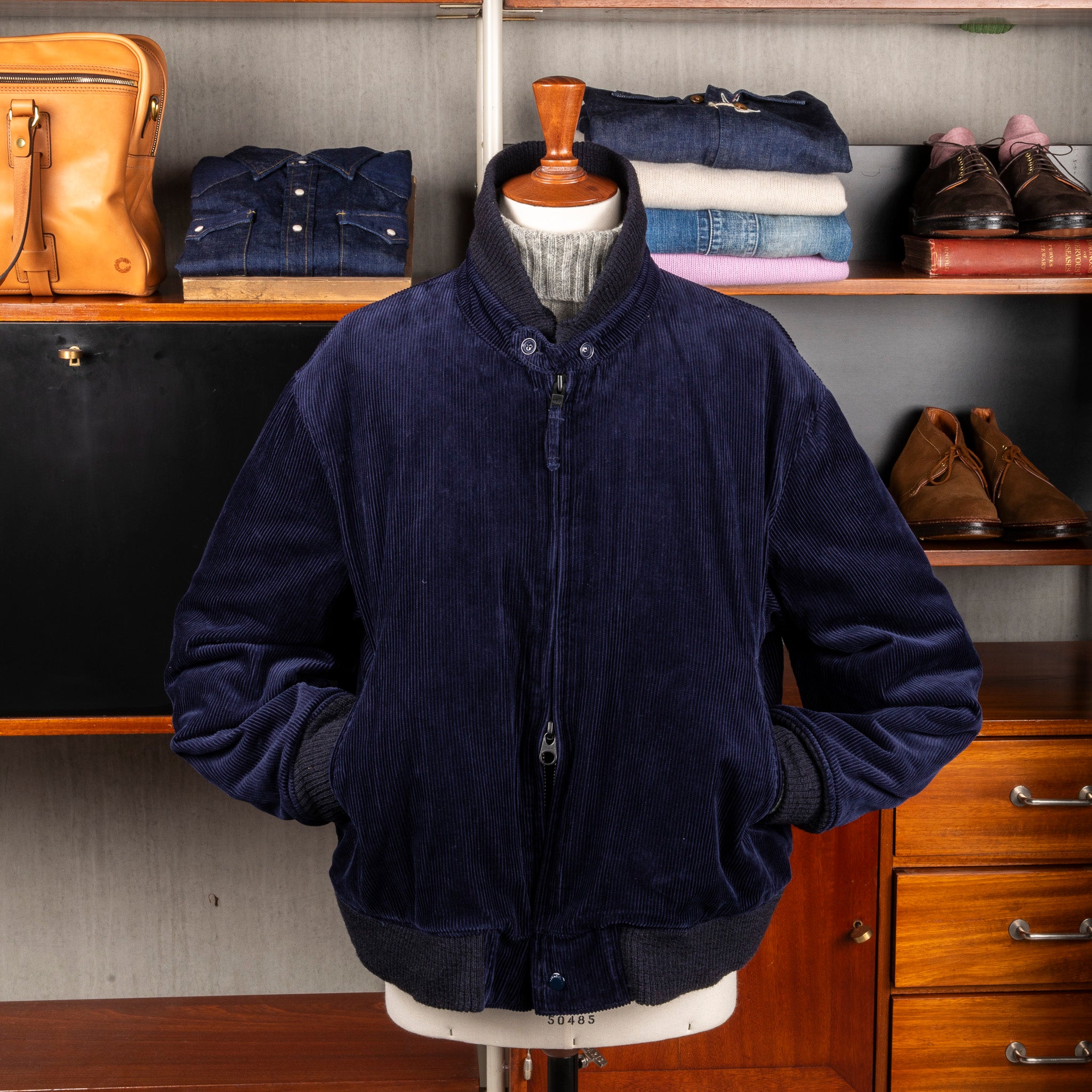 Engineered Garments LL Jacket 8-Wale Corduroy Navy – Frans Boone Store