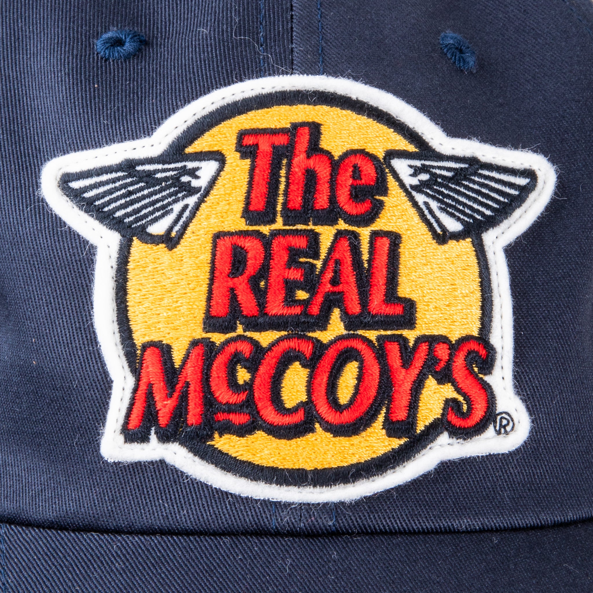 The Real McCoy&#39;s Logo Baseball Cap Navy