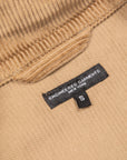 Engineered Garments Loiter Jacket 8-Wale Corduroy Khaki