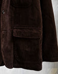 Engineered Garments Loiter Jacket Dark Brown 4.5W Corduroy