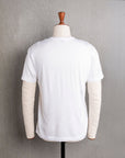 James Perse Brushed Lotus Tee Crew Neck White