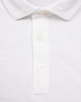 Drumohr Crepe Cotton ML Polo Bianco