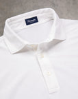 Drumohr Crepe Cotton ML Polo Bianco