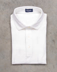 Drumohr Crepe Cotton ML Polo Bianco