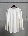 Olde H & Daughter Silk Tight Tension Plain Stitch L/S Off-White