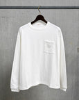 A.G. Spalding & Bros 6.5 Oz Longsleeve Pocket Tee White
