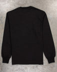 The Real McCoy's Athletic L/S T-shirt / Loopwheel Black