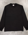 The Real McCoy's Athletic L/S T-shirt / Loopwheel Black