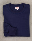 The Real McCoy's Athletic L/S T-shirt / Loopwheel Navy