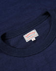 The Real McCoy's Athletic Loopwheel T-Shirt "Flying M" Navy