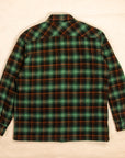 RRL Mason Wool Twill Overshirt Green Plaid