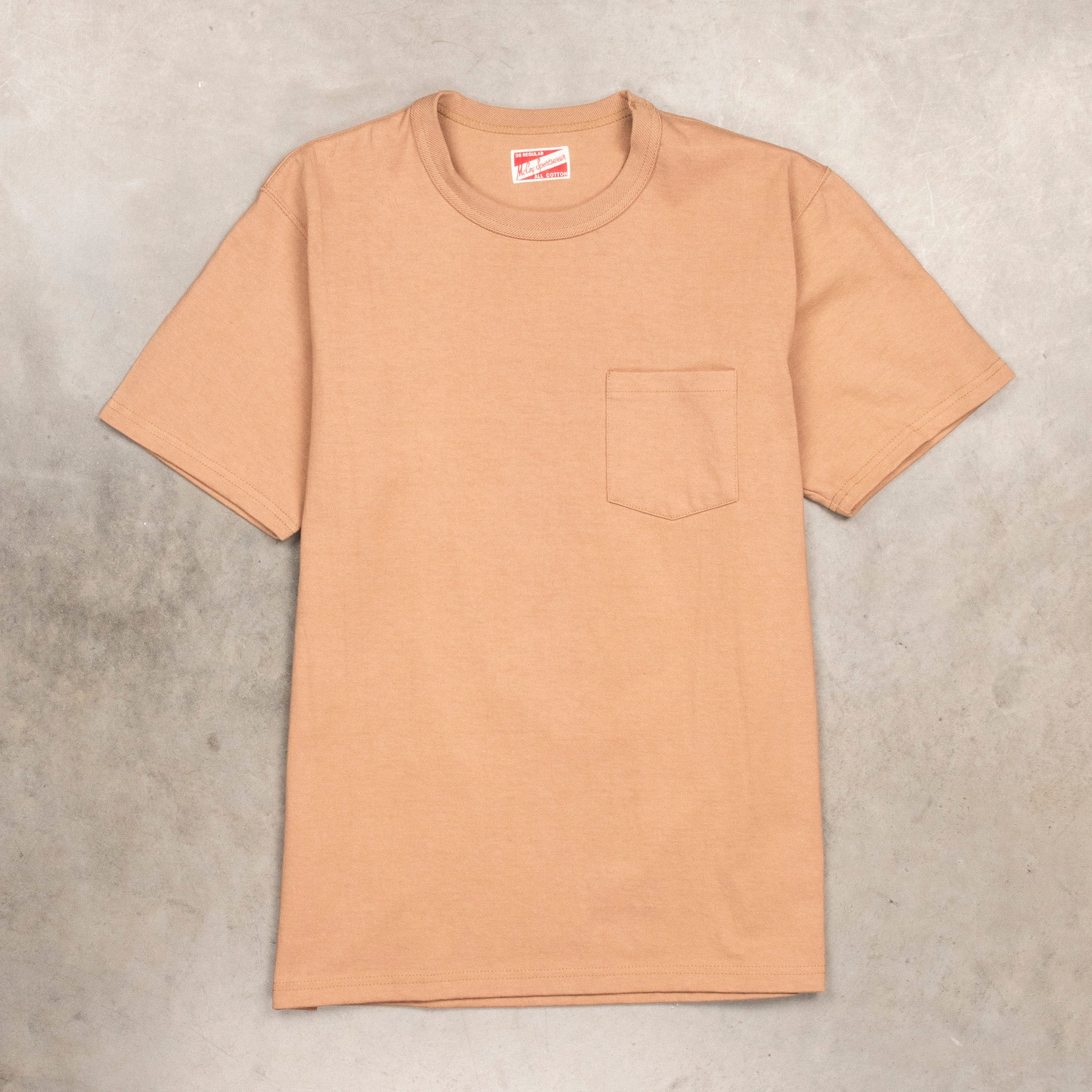 The Real McCoy's Pocket Tee Chestnut – Frans Boone Store